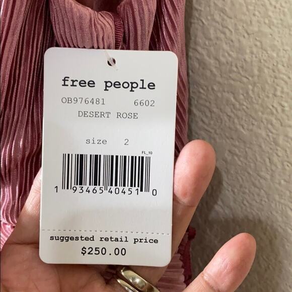 Free People Twist & Shout Plunging Mini Dress - Picture 9 of 12